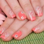 Simple Flower Nail Designs are Best.